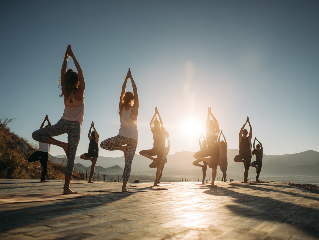 Інструктор йоги в медитації